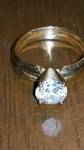 14k CZ Diamond Ring 3.5 Grams