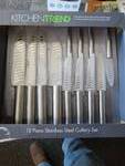 Kitchen trend 12pc stainless steel cutlery set.