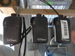 3 Cobra micro walkie talkies.