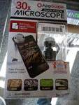 Appscope quick attach microscope for phones and tablets 30x microscope.