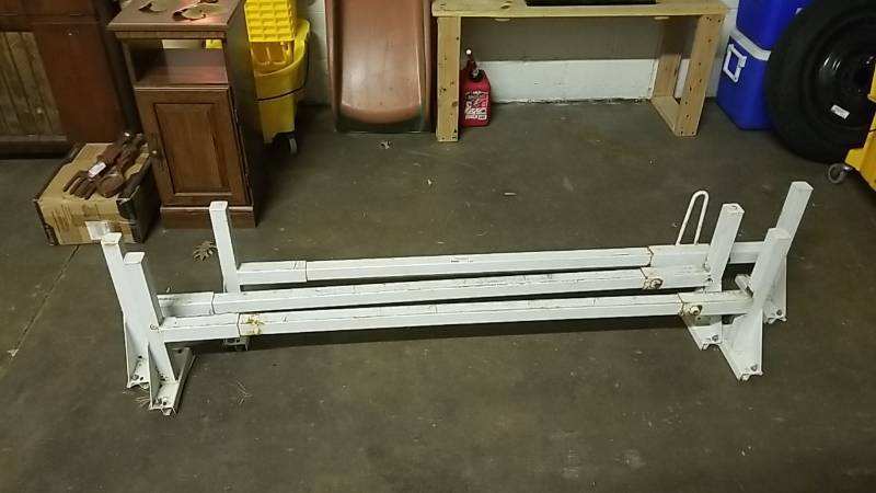 lot 147 image: Van Ladder Rack- 3 Piece -  Adjustable- Contractors Look