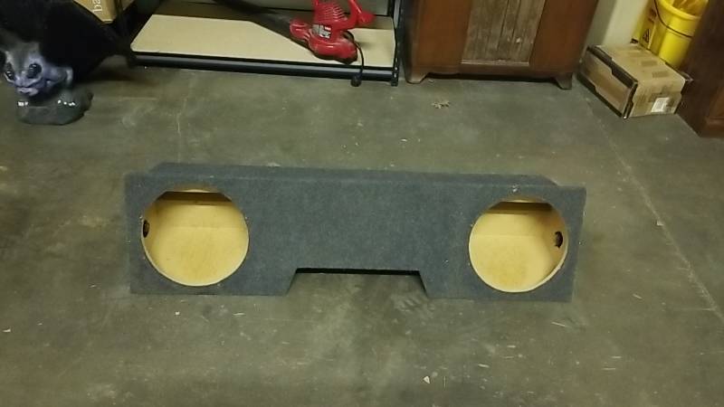 lot 148 image: Duel Sub Speaker Box- Add Your Speakers