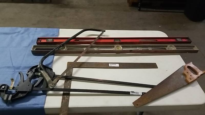 lot 2015 image: Tool Lot-  Clamps, Saws, Levels and More