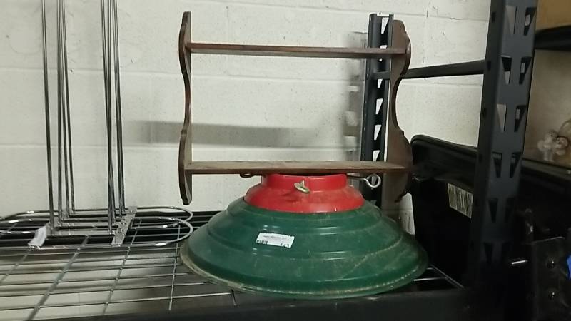 lot 143 image: Shelf and Christmas Tree Stand