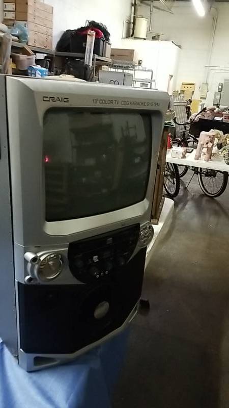 lot 3147 image: Kareoke Machine  Untested No Power Cord