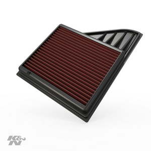 lot 54826 image: K&N Engine Air Filter High Performance Premium Washable Replacement Filter 2010-2014 Ford Mustang Mustang GT Mustang Boss 302 33-2431 - Retail $83.99