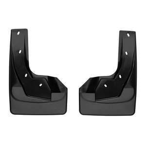 lot 54921 image: WeatherTech Custom No Drill Splash Guard MudFlaps compatible with Ram Truck 1500 Ram 1500 Front Pair - Black - Retail $91.95