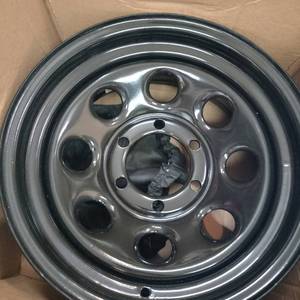 lot 54940 image: black steel rim