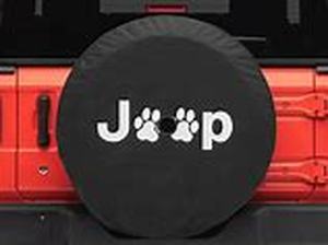 lot 54795 image: Jeep aloha sandals spare tire cover with camera