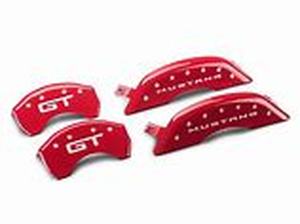 lot 54802 image: MGP red caliper covers with GT Logo front and rear 15-22
