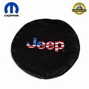lot 54815 image: officially licensed Jeep outline logo spare tire cover 30inch