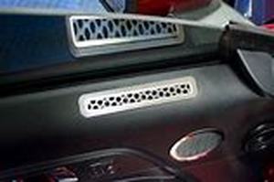 lot 54845 image: door vent cover polished with satin trim matrix series