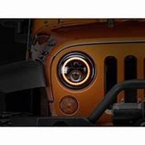 lot 54915 image: axial led halo headlights with drl and amber turn signals