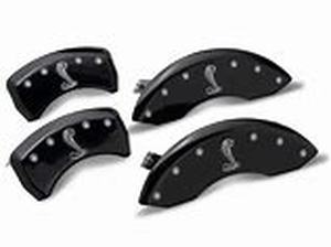 lot 54942 image: mpg black caliper covers with cobra logo front and rear