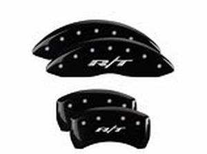 lot 54923 image: MGP black caliper covers with RT logo front and rear