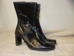 womens boots black leather