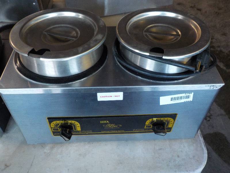 lot 3744 image: Soup, food and toppimg warmer Idea Golden Series (WORKS)