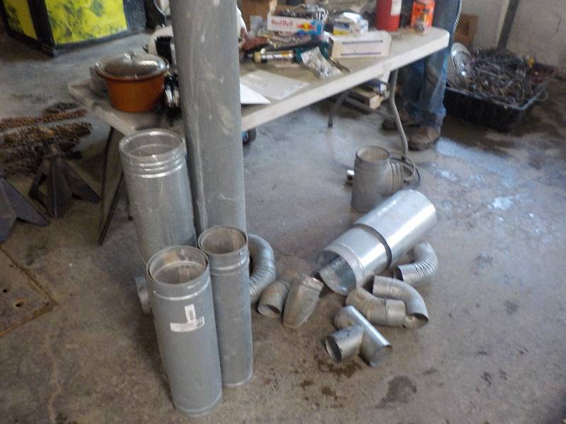 lot 3805 image: tybe B gas vent 6 diameter and 4 diameter