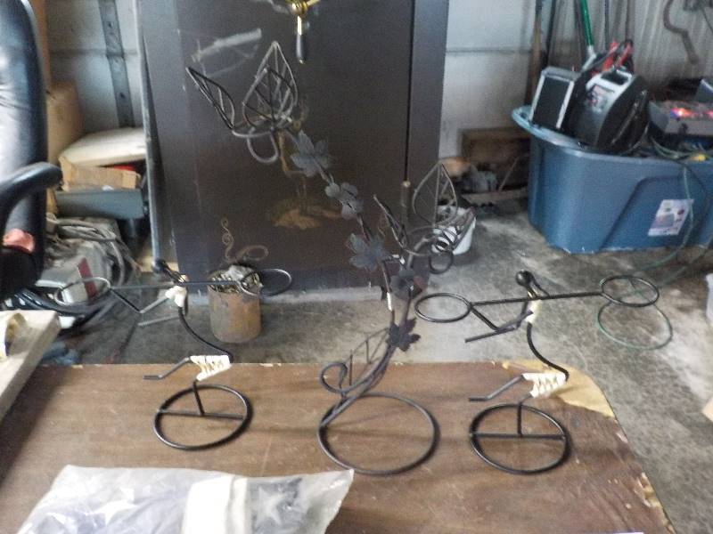 lot 3835 image: 3 candle holders