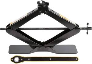 lot 83817 image: Car Jack Kit  Scissor Jack for Car 1.8 Ton- Tire Jack Tool Kit  Portable, Ideal for SUV and Auto - Universal Car Emergency Kit (Scissor JackLugWrench1.8Ton) (Scissor Jack  Lug Wrench (1.8 Ton))