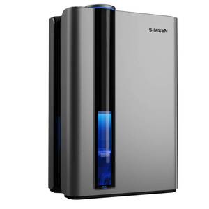 lot 83843 image: SIMSEN 95oz Dehumidifiers for Home, 800 sq ft Quiet Dehumidifier with Reusable Filter and Ionizer, Small Dehumidifier with Drain Hose, Dehumidifiers for Bedroom Bathroom Basements Closet RV - Retail $86.53