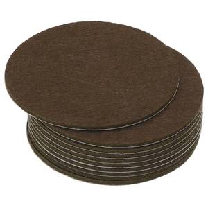lot 83871 image: PATIKIL 4 Inch Diameter Lamp Base Felt, 10Pack 2mm Thickness Round Soft Adhesive Non-Slip Anti-Scratch Backed Felt for Lamp Furniture DIY Craft, Coffee