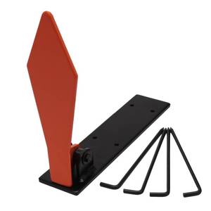 lot 83884 image: Champion Range and Target Traps and Targets Metal Pop-Up Target (Diamond Shape) , Orange, 7 12 x 2 34