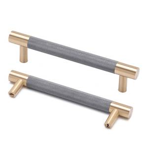 lot 83901 image: Linkaa Cabinet Handles Knurled Kitchen Cabinet Drawer Pulls, Kitchen Cabinet Handles Gold Drawer Pulls Acrylic Drawers Gold Cabinet Pulls Antique Brass Cabinet Pulls 10 Pack (128mm(5))