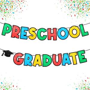 lot 83940 image: KatchOn, Glitter Preschool Graduation Banner - 10 Feet, NO DIY  Preschool Graduation Sign for Preschool Graduation Decorations Class of 2024  Vpk Graduation Decorations  Prek Graduation Decorations