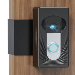 lot 83943 image: LIONONLY Doorbell Mount No Drill, Compatible with Ring Wireless Doorbell 433 Plus21(2020 Release), Anti Theft Doorbell Mount Camera Mount Doorbell Holder for Apartment