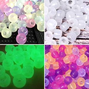 lot 83958 image: Korlon 1000 Pcs Glow in The Dark Beads, Plastic UV Beads Bracelet Pony Beads Color Changing Beads for Jewelry Making Bracelets, Necklace
