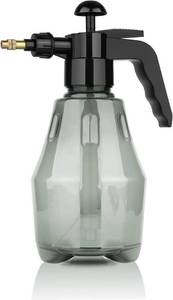 lot 84042 image: T4U Fine Mist Spray Bottle Plastic Grey 1L, Hand Held Pressure Plant Mister with Top Pump, Empty Water Sprayer Watering Can with Adjustable Nozzle for Indoor  Outdoor Gardening and Home Cleaning