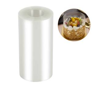 lot 84084 image: Cake Collars 4 x 394inch,Transparent Cake Rolls, Acetate Sheet, Transparent Chocolate Mousse Collar Baking Surrounding Edge Decorating Acetate Roll,Cake Decorating