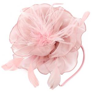 lot 84123 image: DRESHOW Fascinators Hat Tea Party Headwear Ribbons Feathers on a Headband and a Clip for Girls and Women