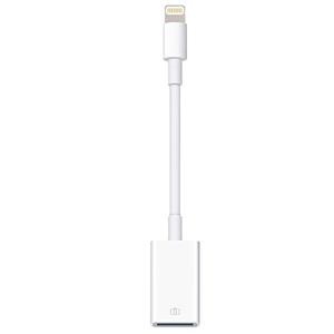lot 84148 image: WORLDBOYU Lightning to USB Camera Adapter Lightning Female USB OTG Cable Adapter for Select iPhone,iPad Models Support Connect Camera, Card Reader, USB Flash Drive, MIDI Keyboard, White