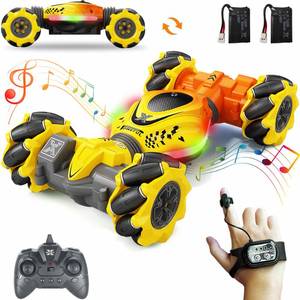 lot 84151 image: HScopter Gesture RC Cars 4WD Drift Stunt Remote Control Car Offroad Twist Craweler with Hand Controlled Gravity Sensor Watch Light Music Kids Toys Gift for Birthday Chirstams Party Xmas