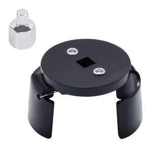 lot 84183 image: 2 12 To 3 18 Oil Filter Wrench with 38 Adapter Adjustable Oil Filter Tool Removal Kit Compatible With Lisle 63600 (1 Set)