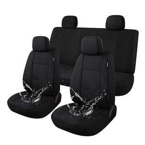 lot 84196 image: Pariitadin Waterproof Car Seat Covers Full Set, Neoprene Seat Covers for Cars, Universal Fit Interior Covers for Most Cars Sedan Van Truck SUV(Black)