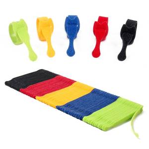 lot 84206 image: OneLeaf 180PCS Valuable Wire Organizer 4Inch Reusable Cable Ties with Hook and Loop, Colorful Fastening Cord Ties Wire Management for Home, Office, Data Centers, and Electronics, 5 colors