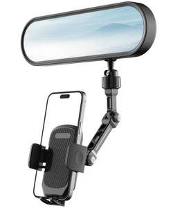 lot 84479 image: Uonser Rear View Mirror Phone Holder, Premium Aluminum Alloy Mount with Multi-Angle Adjustment, Rearview Mirror Phone Holder Mount For Car & Truck, Universal Accessories Compatible with All Cell Phone