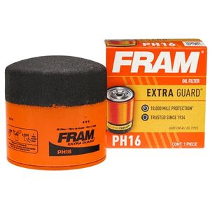 lot 84515 image: FRAM Extra Guard PH16, 10K Mile Change Automotive Replacement Interval Spin-On Engine Oil Filter for Select Vehicle Models