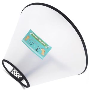 lot 84538 image: GLADOG Soft Dog Cone Collar, 3 PCS (XL Is Only 1 PCS) Flexible Plastic Cone for Dogs After Surgery, Dog Recovery Collar, Adjustable E-Collar for LargeMediumSmall Dogs Cat, Comfy Elizabethan Collar