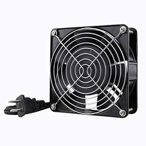 lot 84560 image: Wathai AC 12038 120mm x 38mm 110V 120V Dual Ball Metal Cooling Axial Fan High Airflow