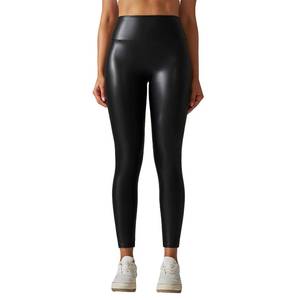 lot 84587 image: COMFREE Faux Leather Leggings Leather Pants High Waisted Disco Pants Party Night Club Outfits Leggings Black L