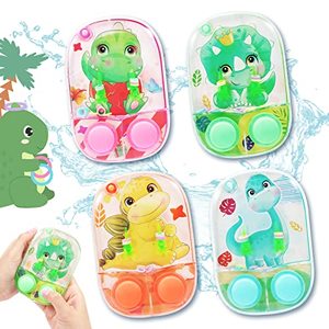 lot 84642 image: SevenQ Handheld Water Game for Kids, 4 Pack Mermaid Toys Water Ring Toss Handheld Game Water Toys, Car Game for Kids Travel Relieve Stress, Fidget Kids Games Gifts Stocking Stuffers