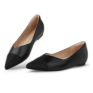 lot 84666 image: Arromic Flats Shoes for Women, Low Wedge Pointed Toe Women Flats with Inner Heel, Comfortable Slip on Flats for Office Work Casual Dressy Wedding