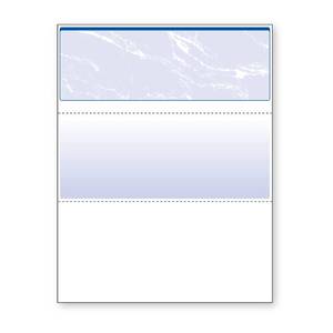 lot 84675 image: DocuGard Standard Blue Marble Top Check, 24 lb, 8.5 x 11 Inches, 2500 Sheets (04501C) - Retail $112.61