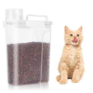 lot 84704 image: ODOMU Airtight Cat Dog Food Storage Container 5-7lbs, 5 Liters Pet Dry Food Container with Large Pouring Spout, Cup and Seal Buckles, Travel Food Dispenser for Small Animals, Bird Seed, Puppy, etc.