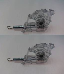 lot 84743 image: 2 PACK HEAVY DUTY Low Profile Wand Tilt Mechanism for 2 Blinds HEXHOOK