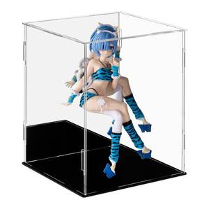 lot 84745 image: Display Case 7.8x7.8x9.8inch,20x20x25cm for Collectibles Assemble Clear Acrylic Box Alternative Glass Case for Display Action Figures Home Storage Organizing Toys